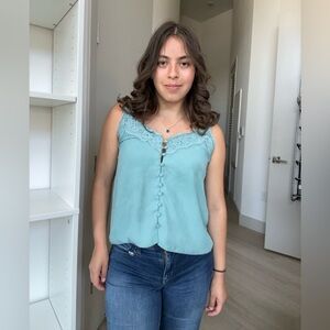 Forever 21 teal shirt - S